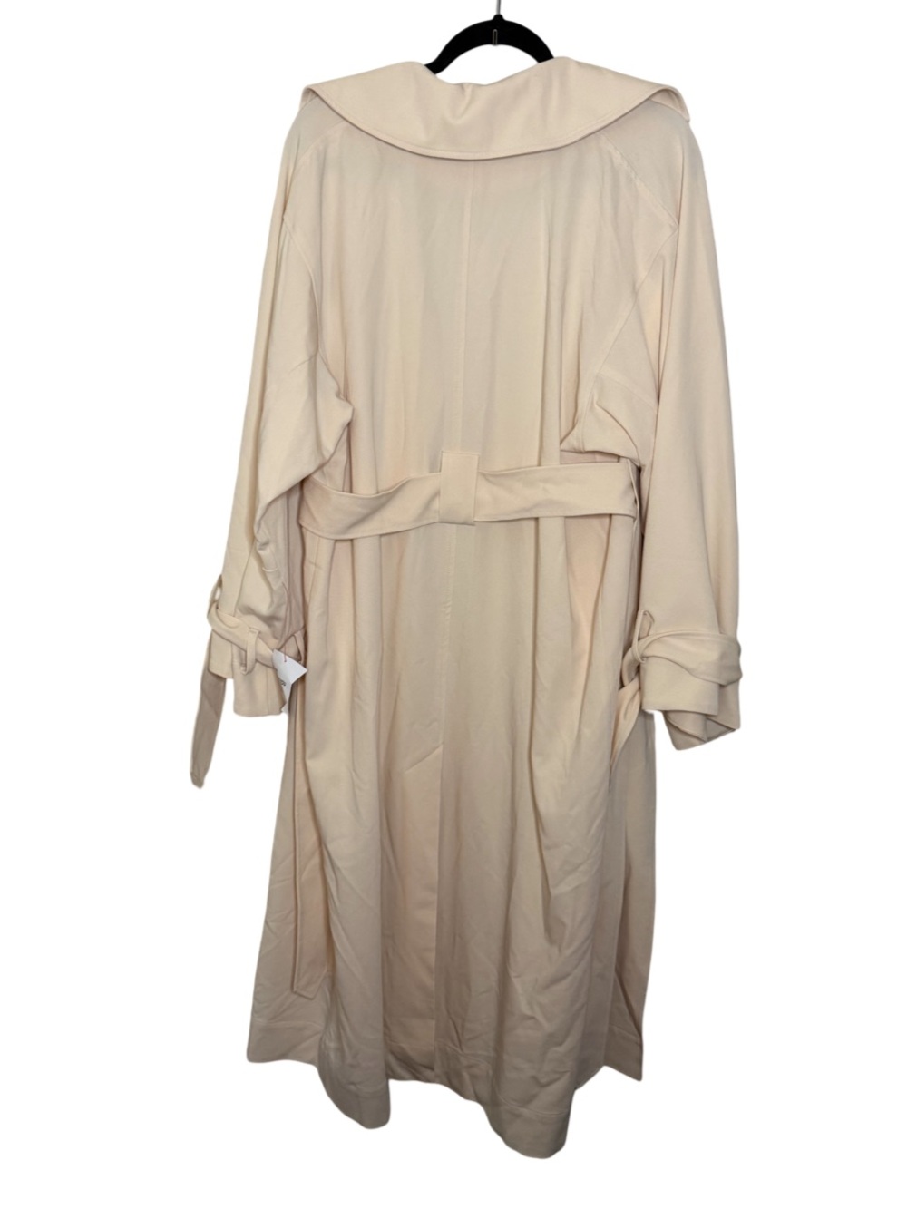 Topshop NWT Cream Trench Coat Belted Long Sleeve Jacket Size 4 - Picture 5 of 9